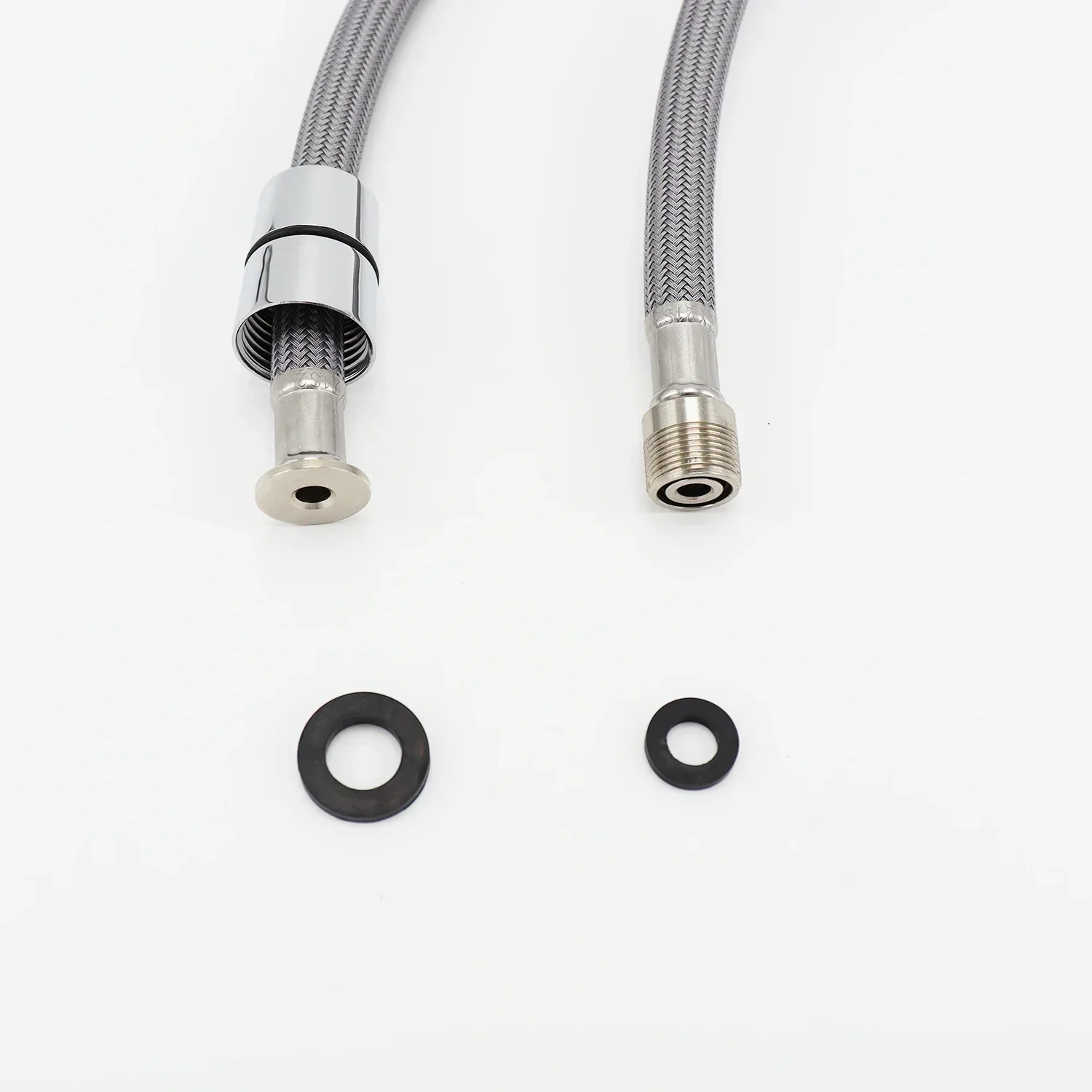 Plumbing Hose Water Pipe Plumbing Supply Hose 50cm/60cm/85cm F1/2 M15*1 Nylon Braided For Kitchen Pull Out Faucet