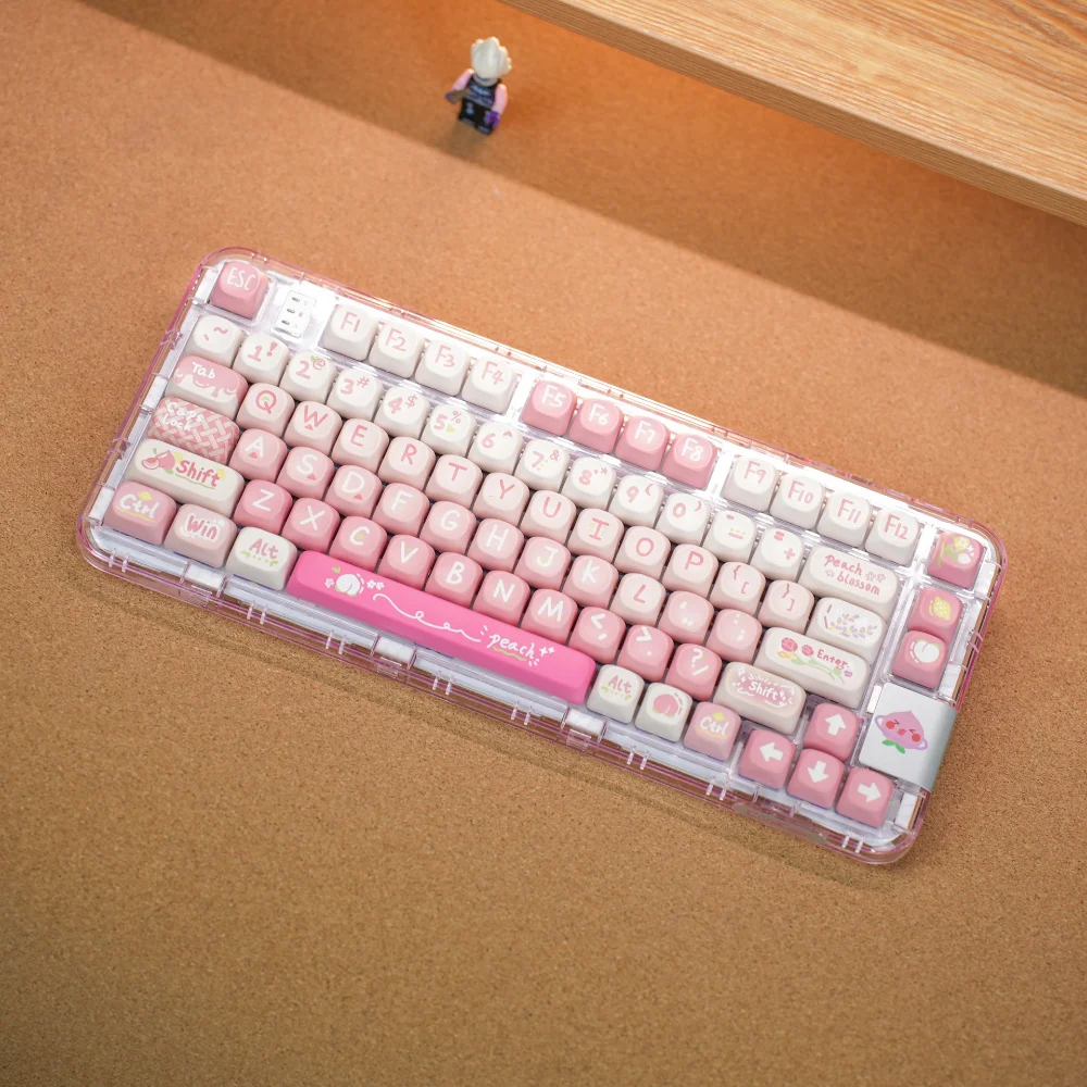 

MOA-PBT Keycaps for Cherry Mechanical Keyboards, Customized, Heat-sublimation, Adapted to 61, 87, 98, 108, 134 Keys