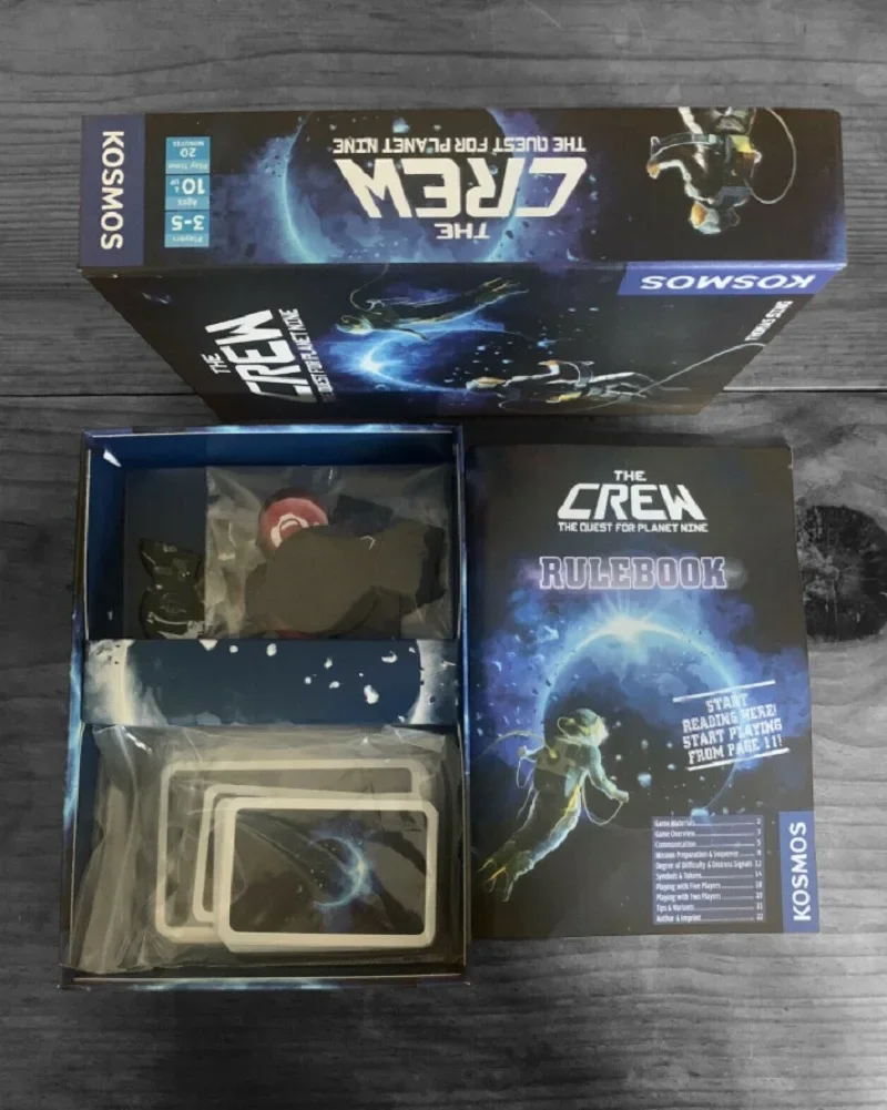 The Crew-Quest for Planet Nine Astronauts Full English Family Gathering Chessboard Game Entertainment Divination Card Game
