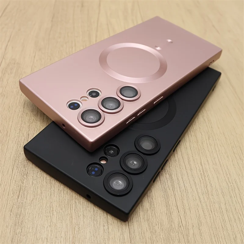 Premium Abrasive Phone Case with Magnetic Wireless Charging