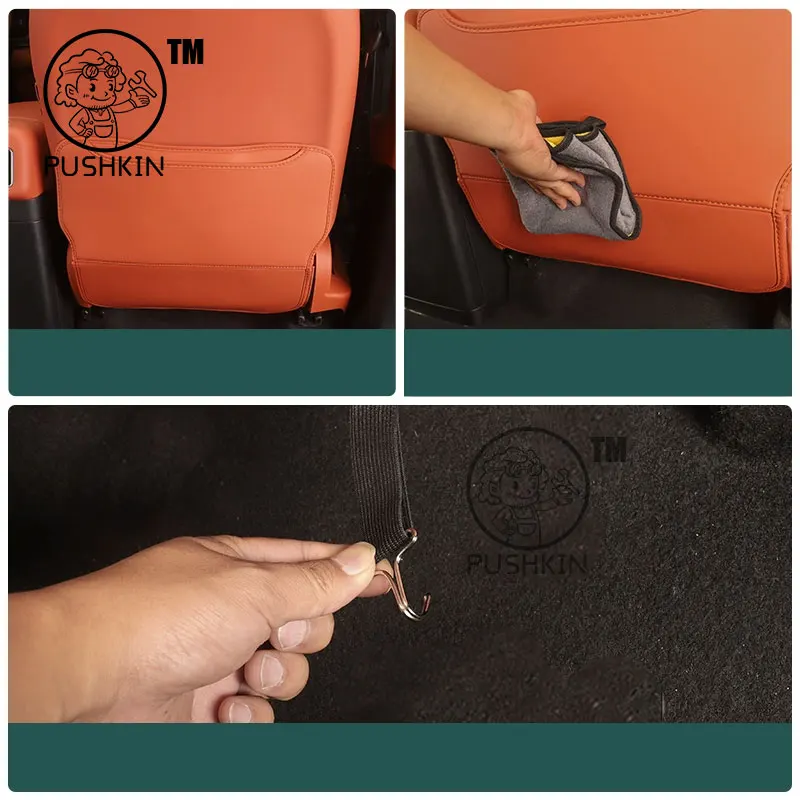 BYD Sealion 8 ATTO 8 Tang L EV DMI DMP 2025 2026 시트 백 킥 프로텍터 방오 가죽 인테리어 액세서리