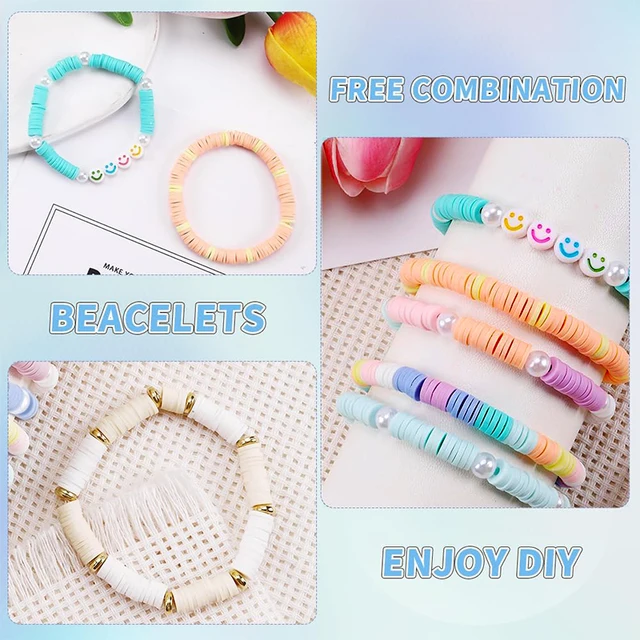 Macaron Polymer Clay Beads Set 6