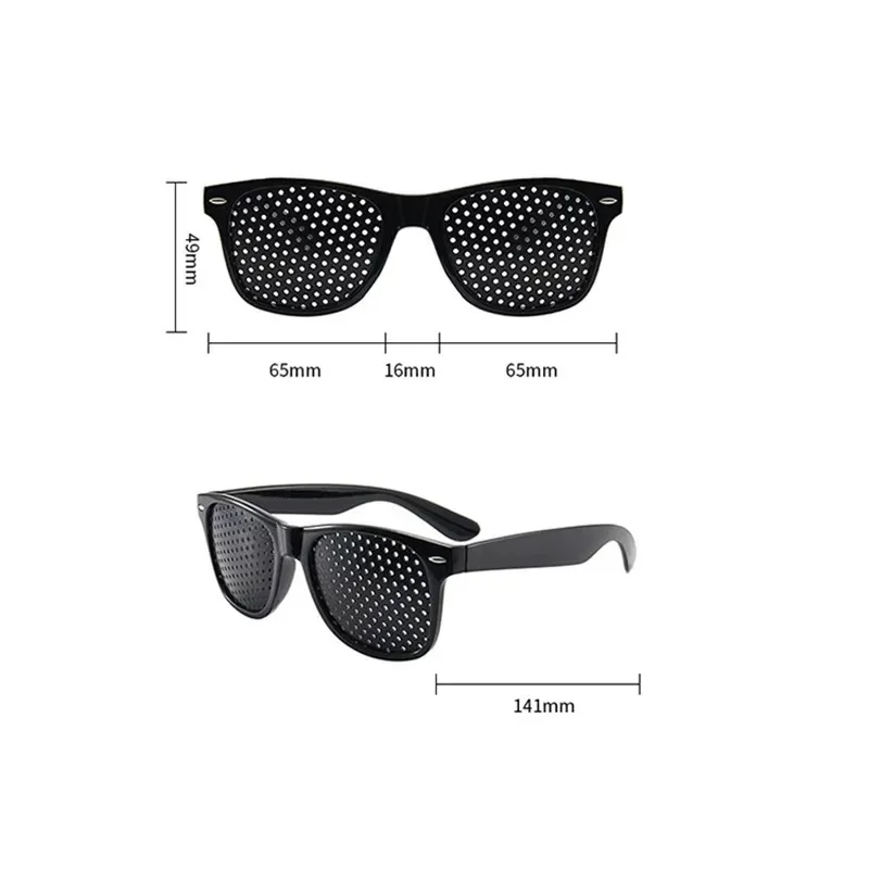 Anti-myopia Astigmatism Glasses With Holes Vision Correction Fatigue Pin Hole Glasses For Men Women Eyesight Improvement Natural 4