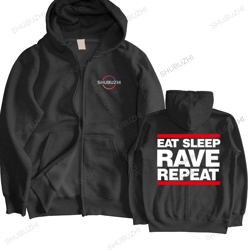 

New fashion jacket cotton pullover Eat Sleep Rave Repeat brand top pullover unisex hirt streetwear for boys drop shipping