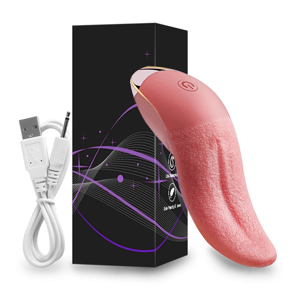 Vibrateur de léchage de langue à 10 vitesses pour femmes, stimulateur de Clitoris et de mamelon Oral, vibrateurs en Silicone, jouets sexuels, produits_voghion.com