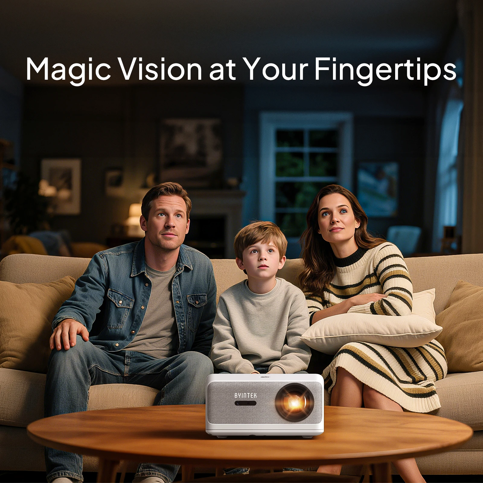 BYINTEK 1250ansi LOVE U14 4K Full HD 1080P جهاز عر...