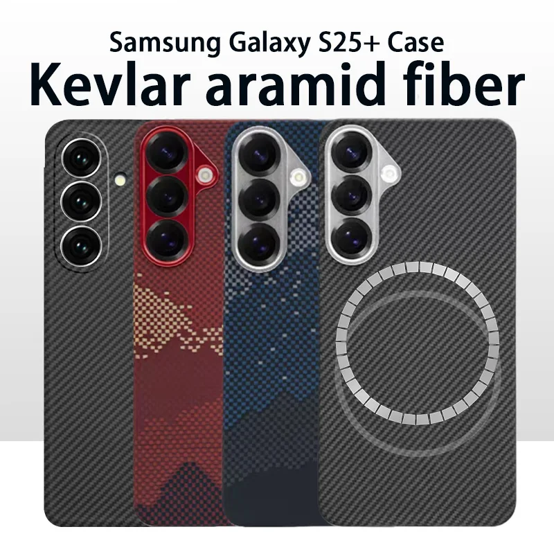 Luxury Real Carbon Fiber Ultra-Light Protective Phone Case with MagSafe