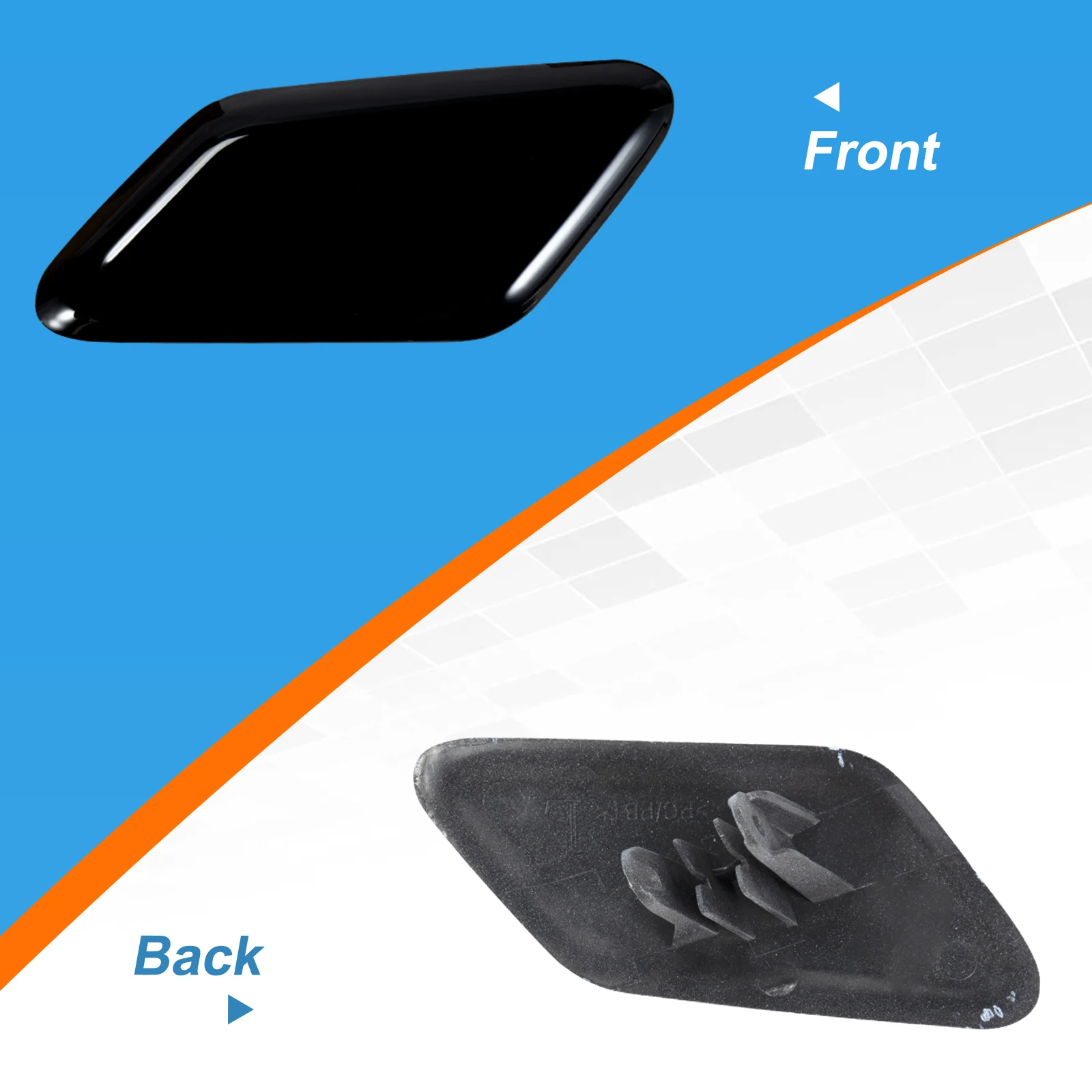 Front Bumper Headlight Washer Cover Cap For Volvo C30 2010 2011 2012 2013 39863927 39863944