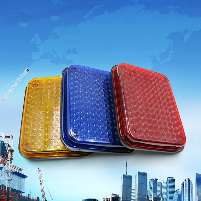 12V Led Flashing Strobe Lights Ambulance Pumper Fire Engines Lamps Police Patrol Wagon Sanitation Truck 1pc