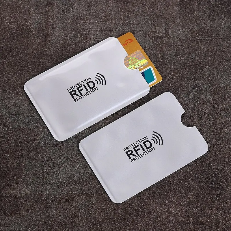 Card Sleeve RFID Blocking Anti-theft Anti-demagnetization Shielding Bag