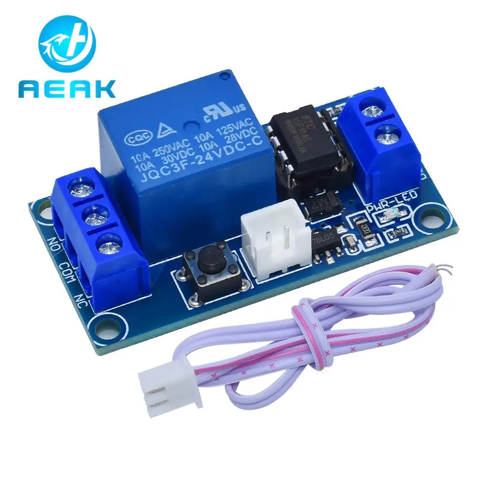 Modulo Relè Autobloccante Start-Stop A Una Chiave Bistabile A Chiave Singola Relè Di Controllo Microcomputer A Chip Singolo 5V12V24V