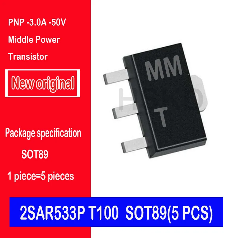 Original Spot 2sar533p Screenprinted Mm Smd Sot89 Pnp Medium Power