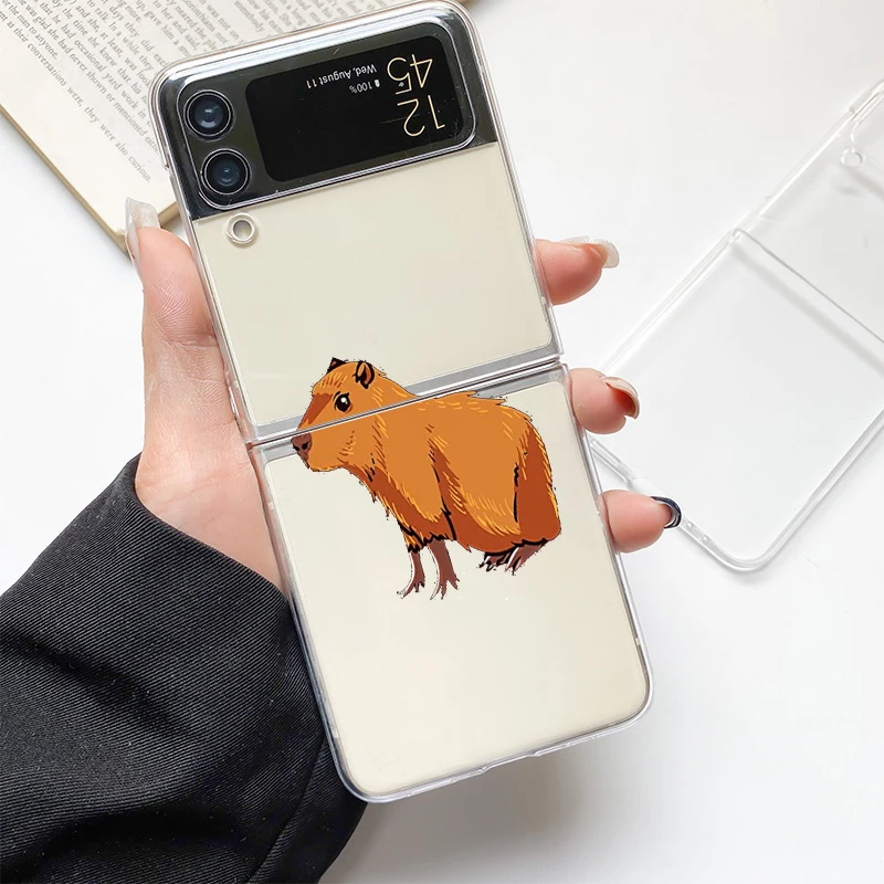 Cute Cartoon Capybara Fashion Phone Case - Funny Gift PC Cover