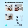 Universal 1080° Swivel Kitchen Faucet Extender with Dual Spray Modes Flexible Arm and Aerator Nozzle for Easy Sink Cleaning 5