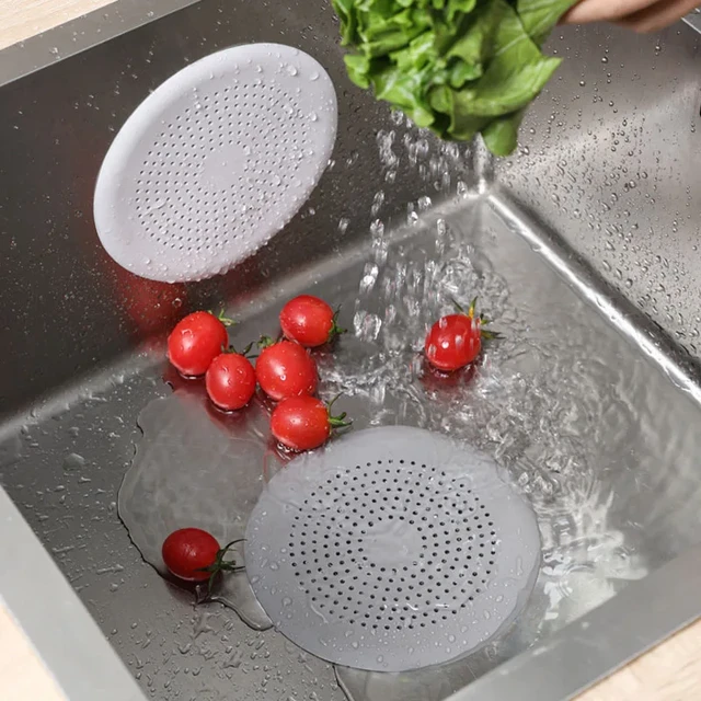 Kitchen Sink Filter Sink Strainer Hair Catcher Stopper Household  Anti-blocking Bathroom Floor Drain Shower Sink Drains Cover - AliExpress