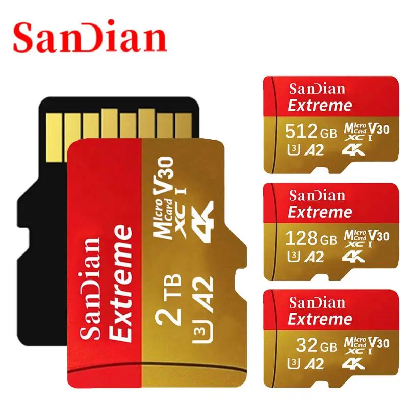 

Original Mini SD card 128GB Memory Card 256GB 512GB 1TB micro TF Card for Cameras MP3/MP4 Player High Speed Flash Memory Cards