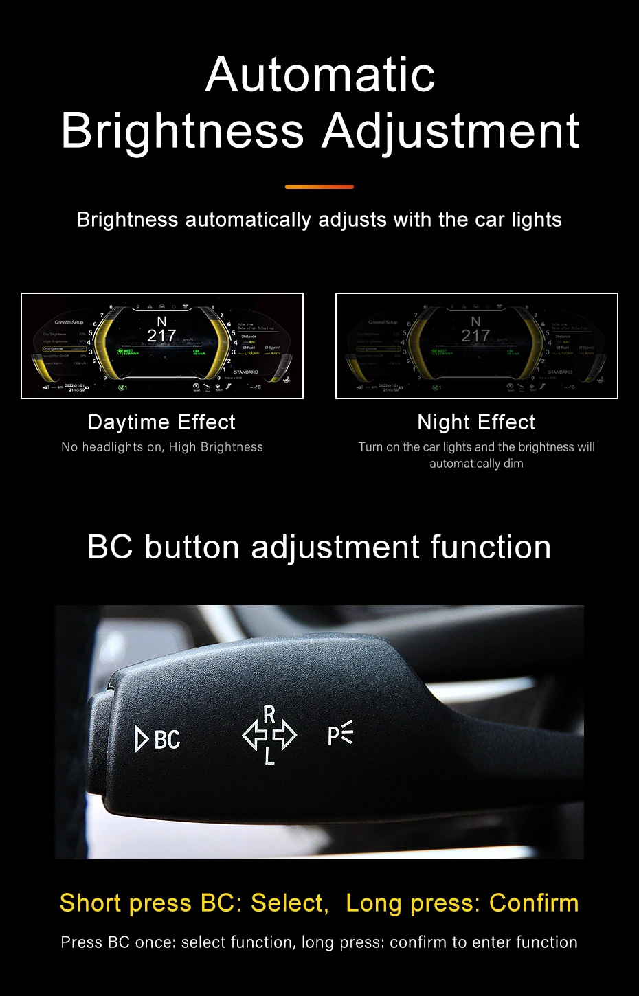 New Product Facroy Price Digital LCD Car Dashboard For BMW 5Series E60 E61 6Seri
