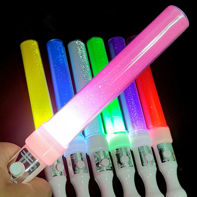 Vibrant LED Flashing Glow Sticks | Party Favors for Concerts/Night Celebrations/Bar/Cheer | Winter & New Year Decorations