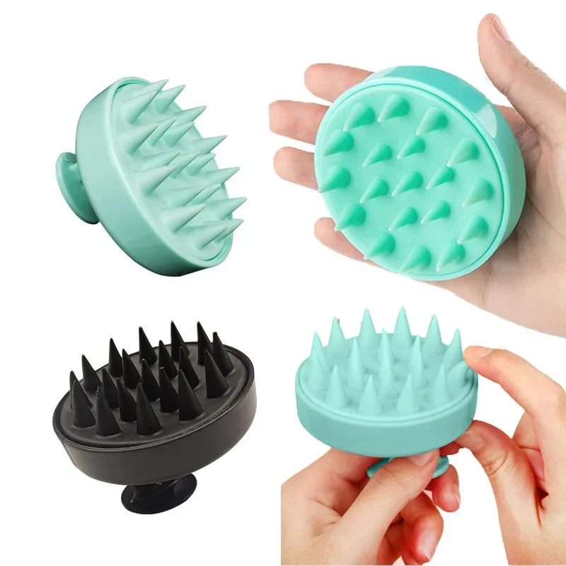 

Silicone Shampoo Massager Shampoo Massage Comb Shower Wiper Scalp Massage Comb Comb Hair Care Tool