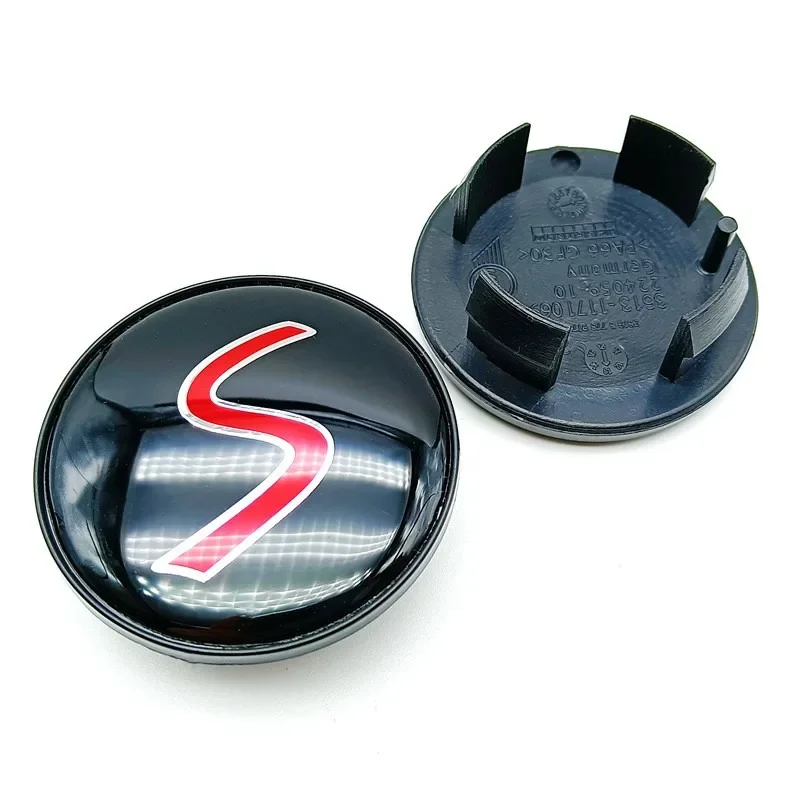 4Pcs 54MM Car Wheel Center Cover Sticker Hub Caps for Mini Cooper S R53 R56 R60 R61 F54 F56 Clubman Countryman Accessories wheel hub covers wheel hub caps