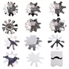 1Pc French Smile Cut V Line Almond Shape Tips Staniless Steel Edge Trimmer Manicure Stencil Tool French Tip Cutters Plate Model 1