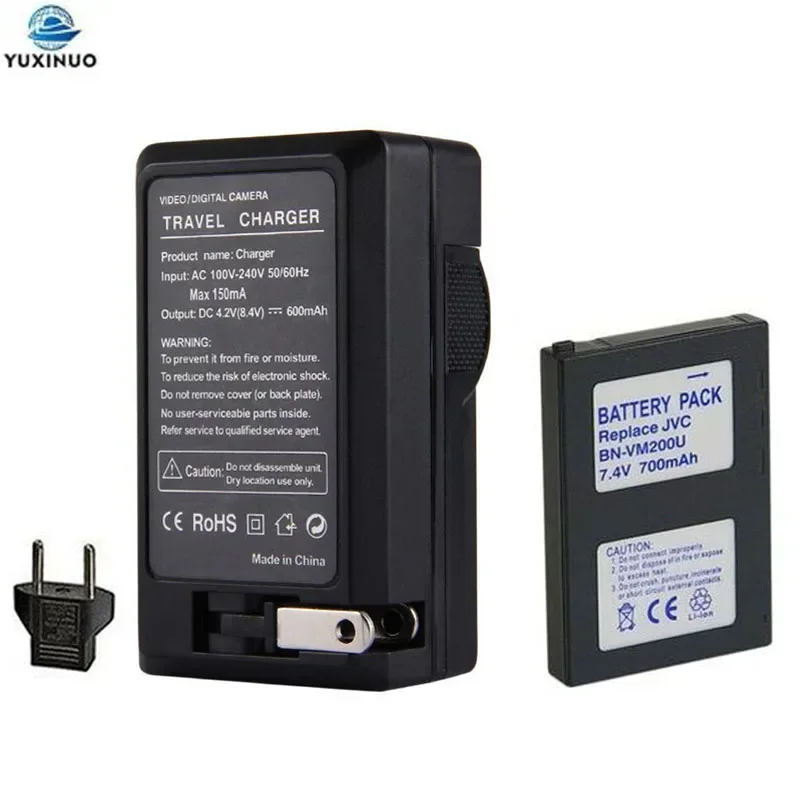 VINTRONS Li-ion BATTERY Pack Fits JVC BN-VM200, BN-VM200U, GZ-MC500U, LY34416-001B, GZ-MC200EX, BN-VM200UE