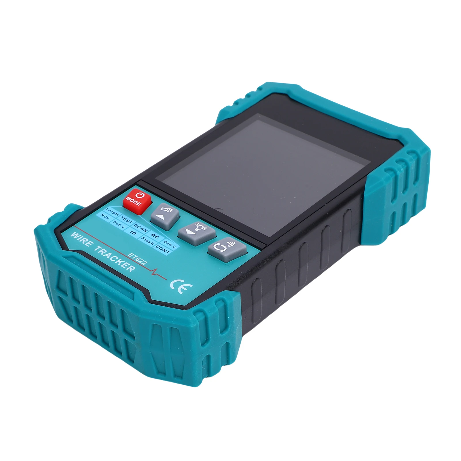 Cable Tester with POE Voltage Detection, Wire Tracker, RJ45 Length Measurement (