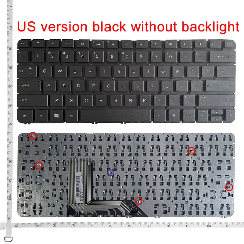 Teclado dos Eua para hp Spectre X360 g1 g2 Tpn-q157 Q213 134000 13-4103dx 13-4001 13t-4000 Inglês Backlight Novo - Imagem 5