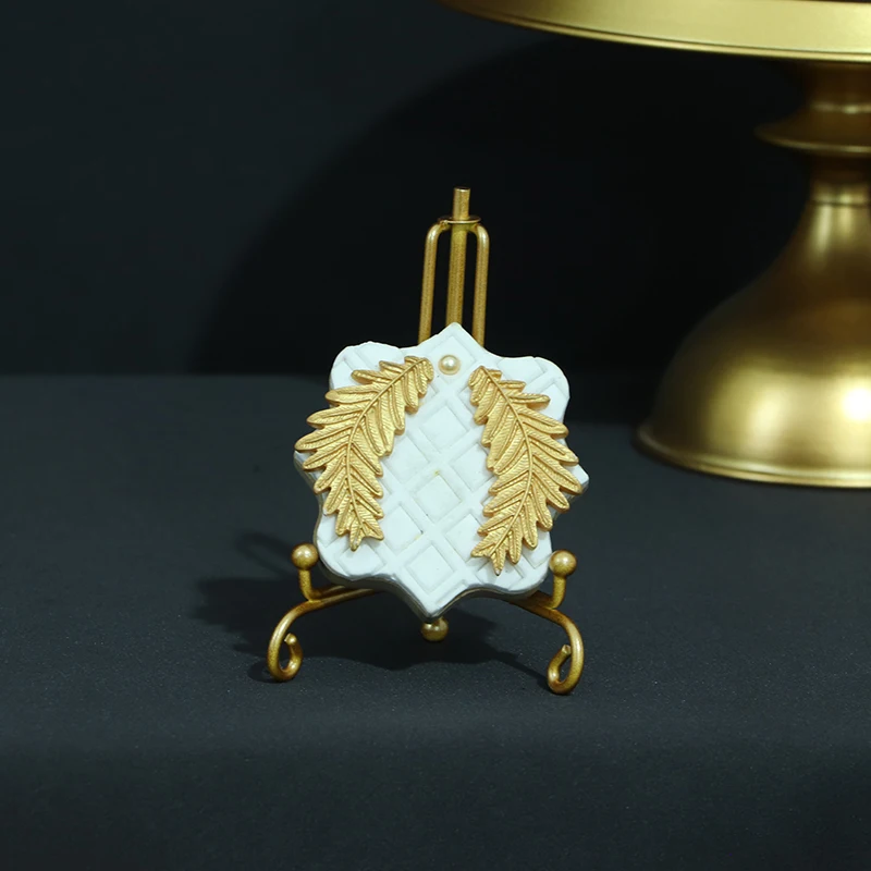 Gold Luxury Dessert Table Ornament Set Wedding Decoration