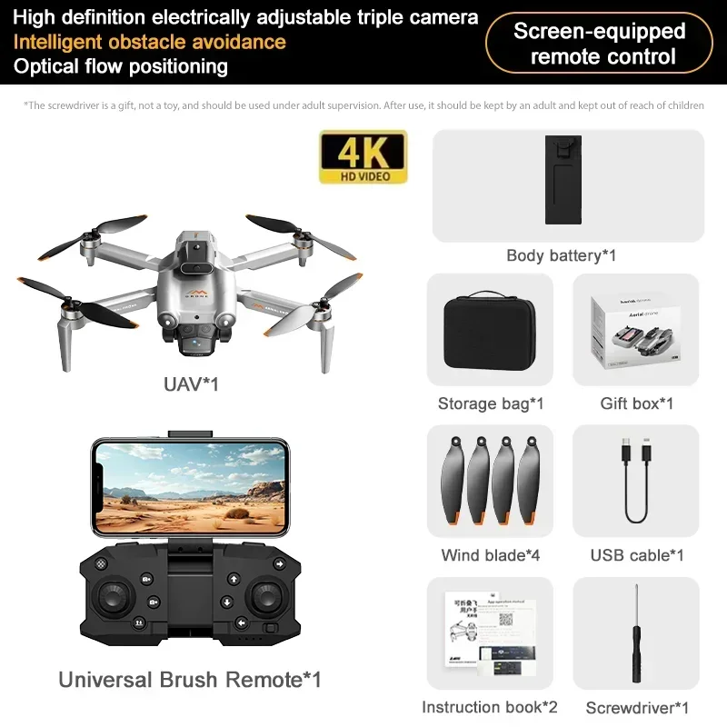 ตัวเลือกสินค้า โดรนรุ่นใหม่ 4k กล้อง HD ระดับมืออาชีพ โดรนควอดคอปเตอร์ M6 GPS โดรนพกพาสะดวก ดีไซน์ทันสมัย ระบบหลบหลีกสิ่งกีดขวางอัจฉริยะ บินได้นาน เหมาะสำหรับเป็นของขวัญ
