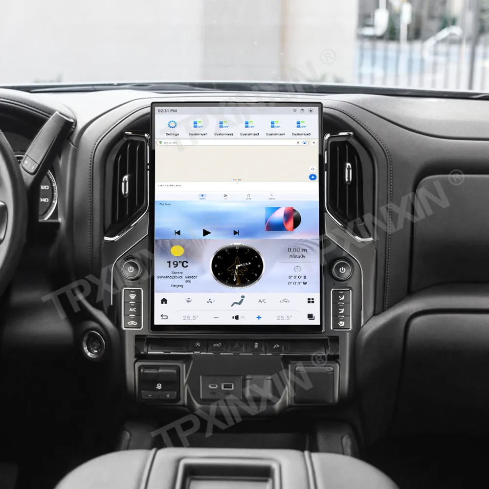 

15.6 " Vertical Screen Qualcomm Car Radio Android 13 For Chevrolet Silverado 2019-2021 Multimedia Player GPS CarPlay Head Unit