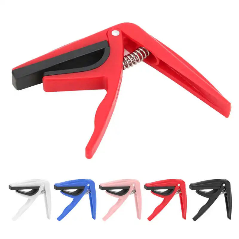 Ukulele Capo 4 String Guitar Capos Easy Move with Silicone Cushion for