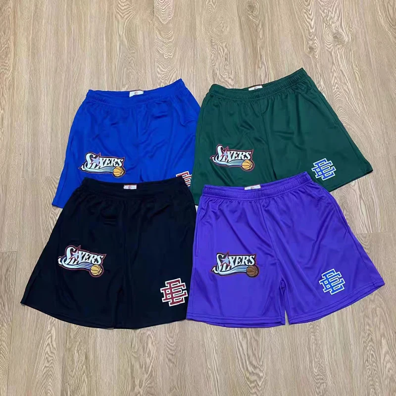 Eric Emanuel EE Shorts Men's Fitness Sweatpants Summer Thin Mesh Speed