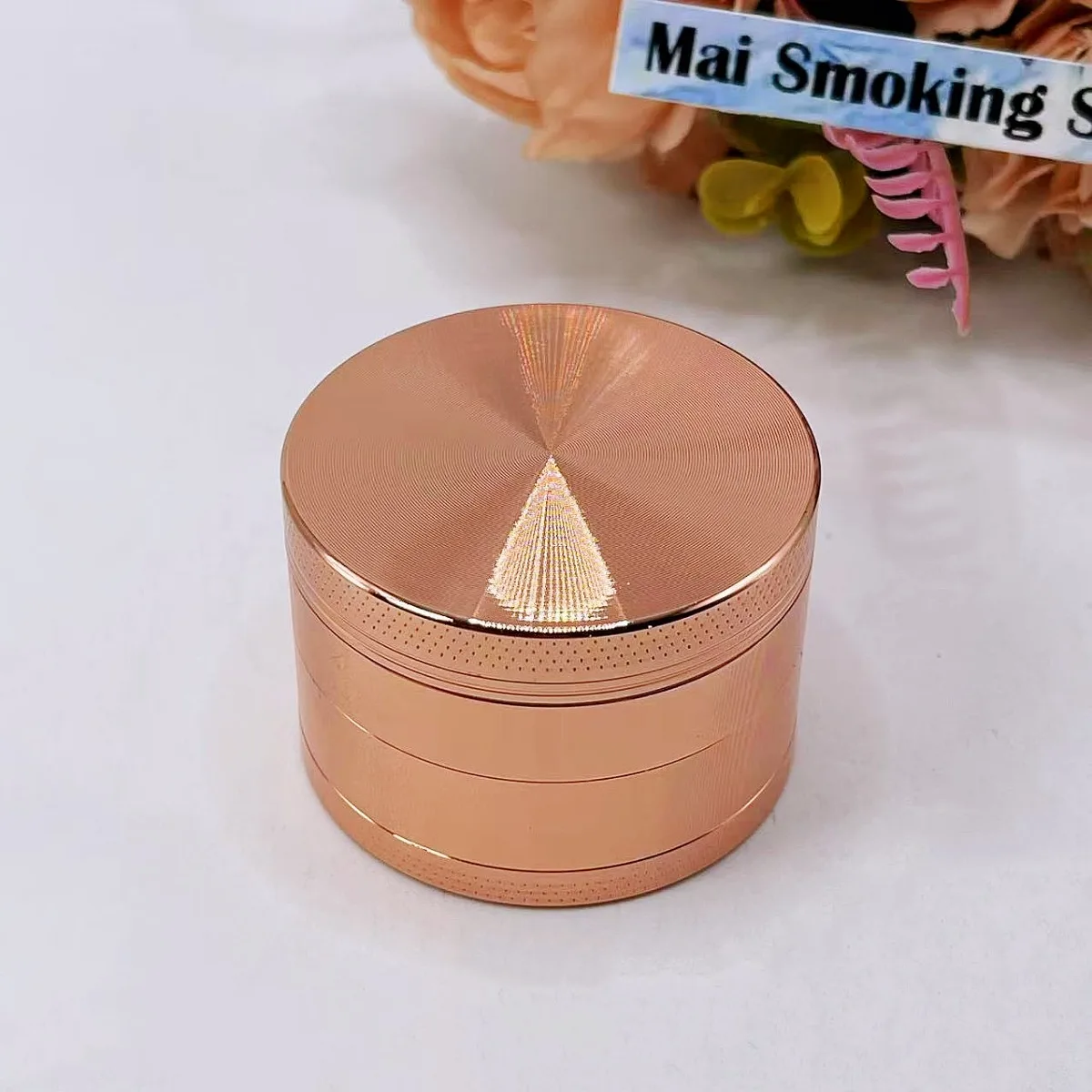 1.6/2inch Metal Herb Grinder 4-layer Manual Spice Mill Pepper Crusher Mortar Tobacco Raw Grass Grinder Smoking Cigarette Tool