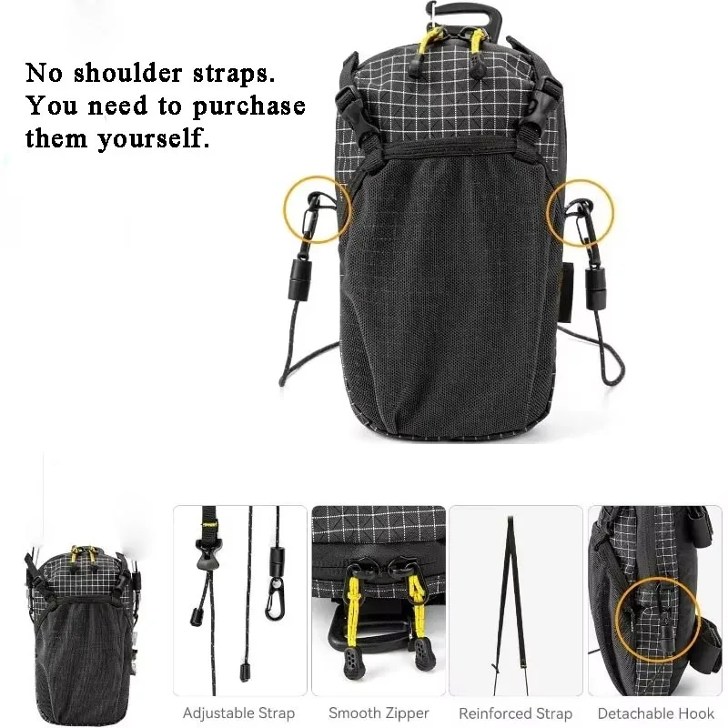 Waterproof Smartphone Pouch with Backpack Shoulder Strap Attachment