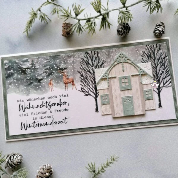 Mmao Handwerk Metall Schneidwerk zeuge schneiden Stanz form Weihnachten Schnee haus Sammelalbum Papier Handwerk Messer Form Klinge Stanz schablonen stirbt