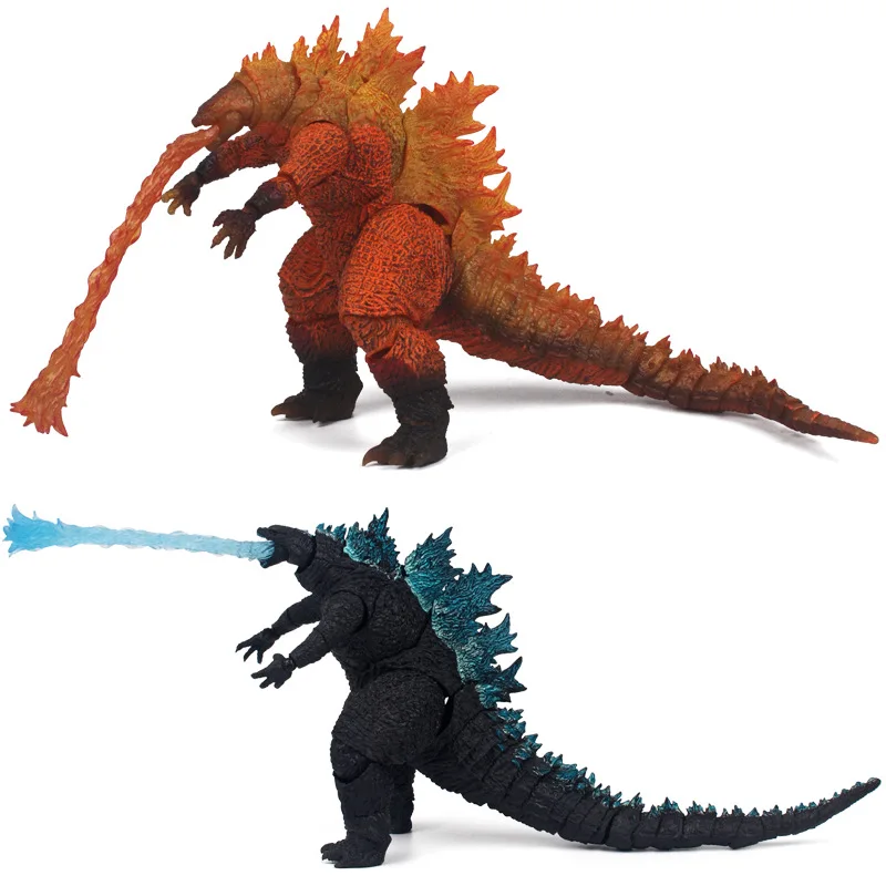 2 Tipi Anime Godzilla Vs King Kong Action Figures Joint Mobility Godzilla Soft Glue Monster Doll Model Kid Toys Gift