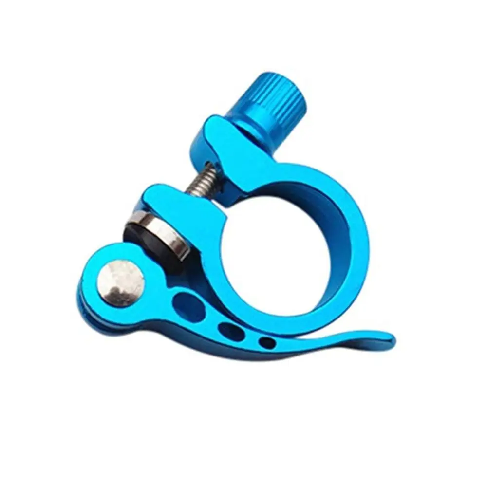Bike Seatpost Clamp MTB Quick Releas Ultralight Aluminium Alloy Bicycle Seat Post Mount 25.4/28.6/31.8/34.9mm Cycling Accessorie bike seatpost clamp