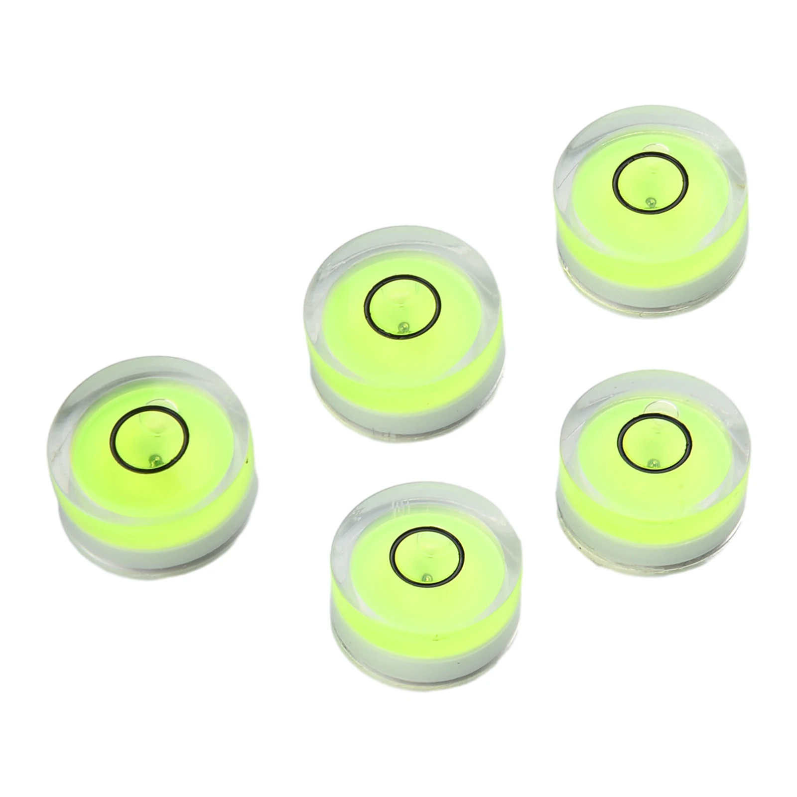 5pcs Mini Round Accuracy Bubble Level Bullseye Instrument Horizontal Precision Bubble Level Measuring Tool