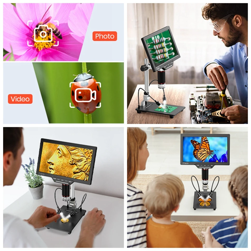 Elik-DM4S 4.3 ġ LCD  ̰ 1000X LED 1080P  ī޶ ̰   ȭ  ο