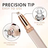Women's Electric Eyebrow Trimmer Rechargeable Hair Removal Shaving Lip Bikini Lady Shaver Remover Body Facial Nose Epilator 5