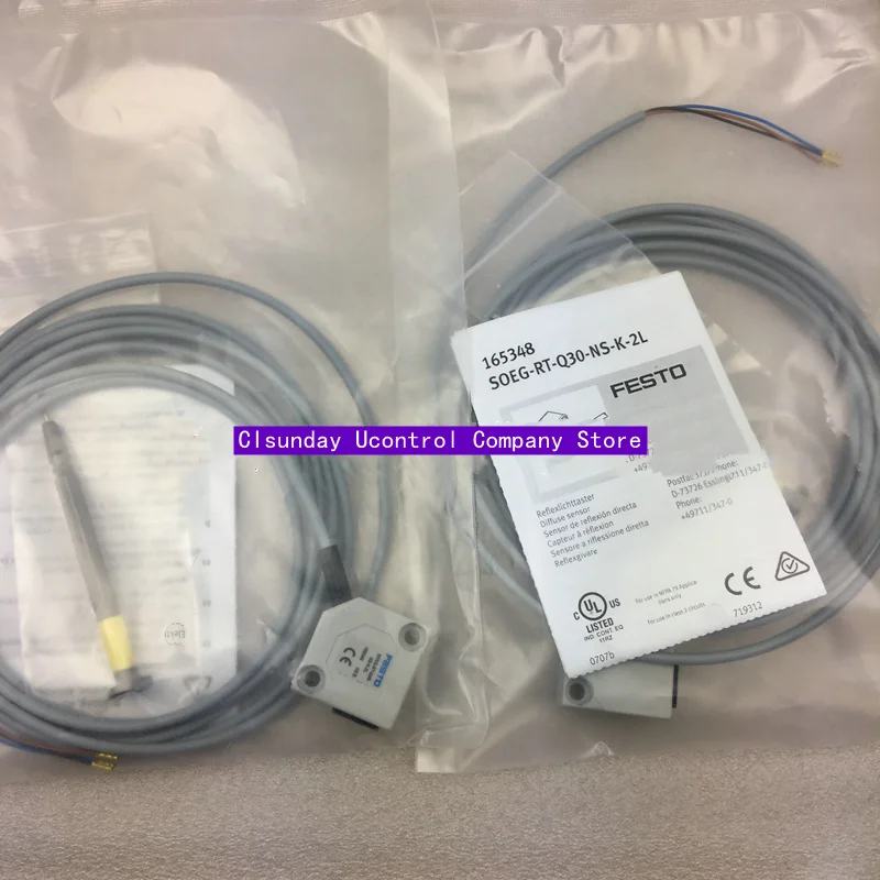 

new original FESTO Manfu Sensor SOEG-RT-Q30-NS-K-K-2L 165348