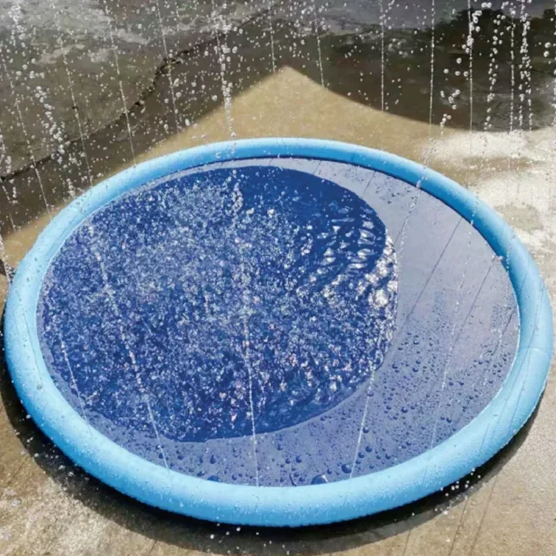 Title 2, 100/150/200cm Summer Pet Inflatable Swimming Po...