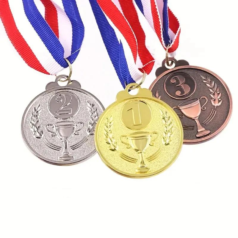 Medals Winners Awards Competition Prizes 15 pcs for Sports Football Basketball award medals