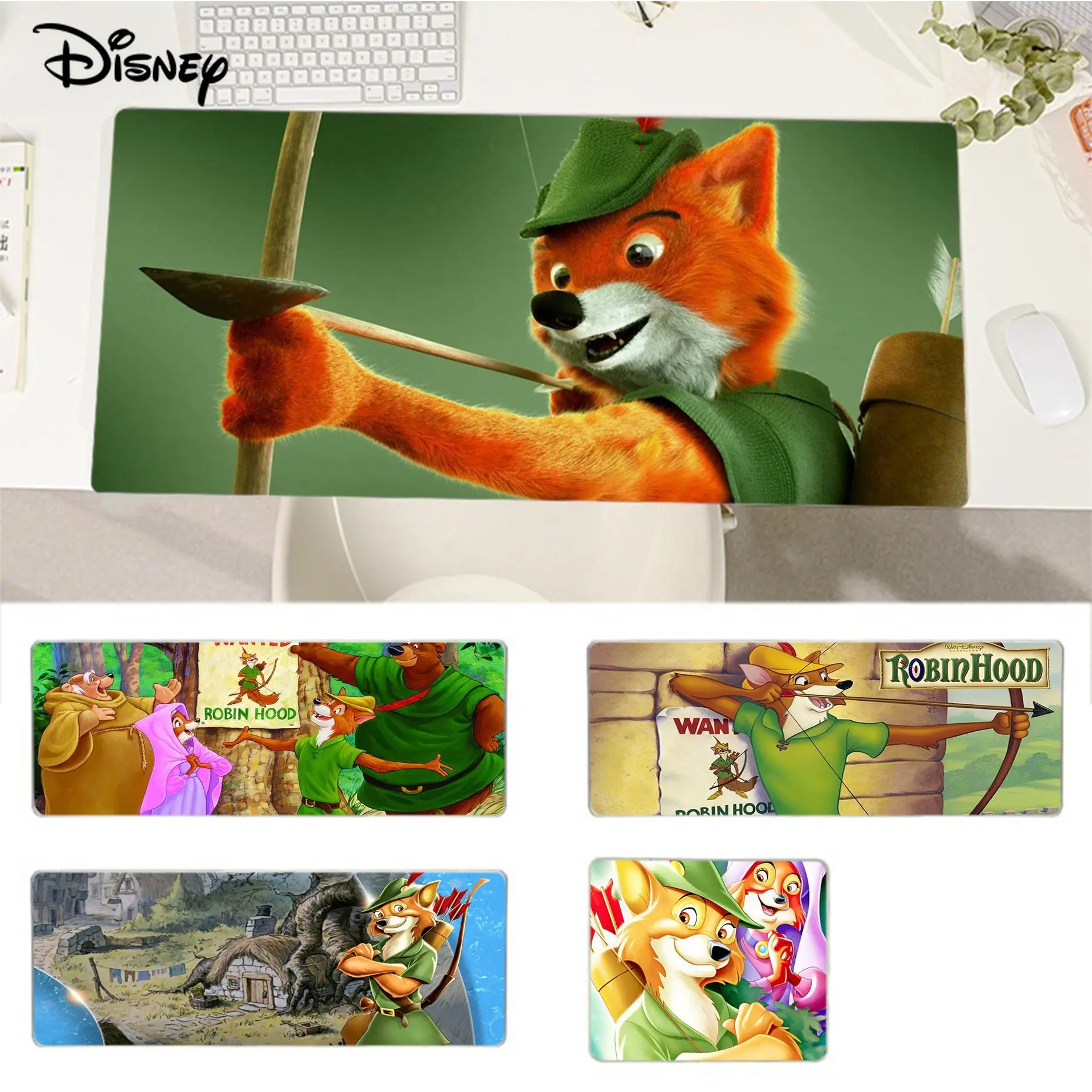 

Disney Robin Hood Mousepad New Arrivals Gamer Speed Mice Retail Small Rubber Mousepad Size For Big CSGO Game Desktop PC Laptop