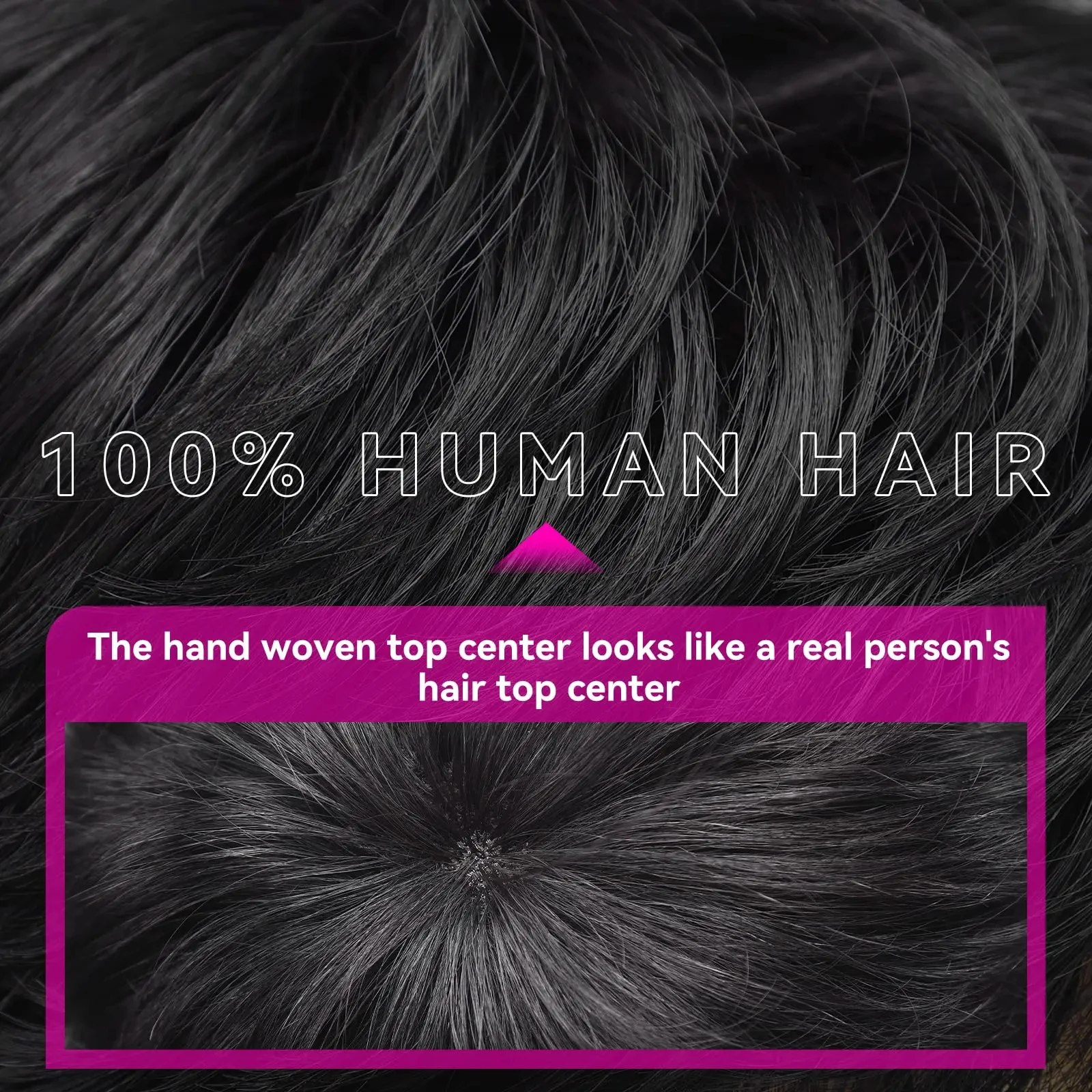 Human hair wigs Short Pixie Cut Wigs Full Machine Made Wig With Bangs Wavy Ready To Wear Wigs Straight Hair 100% Remy Human Hair For Women