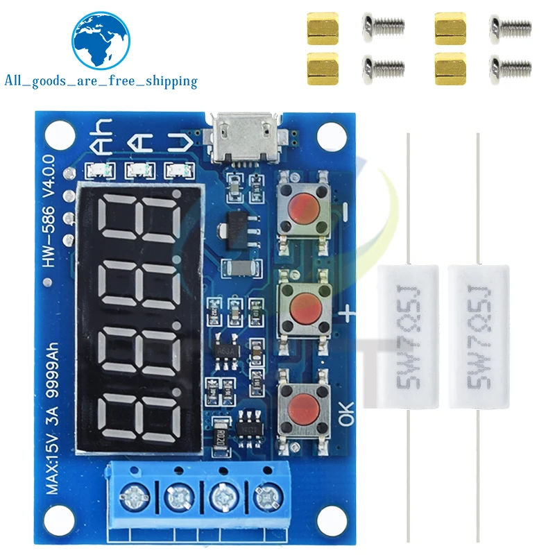 NATHA ZB2L3 Batterietester – Digitaler Kapazitätstester Für 18650, Blei & Mehr | Spannung, Strom, Kapazität