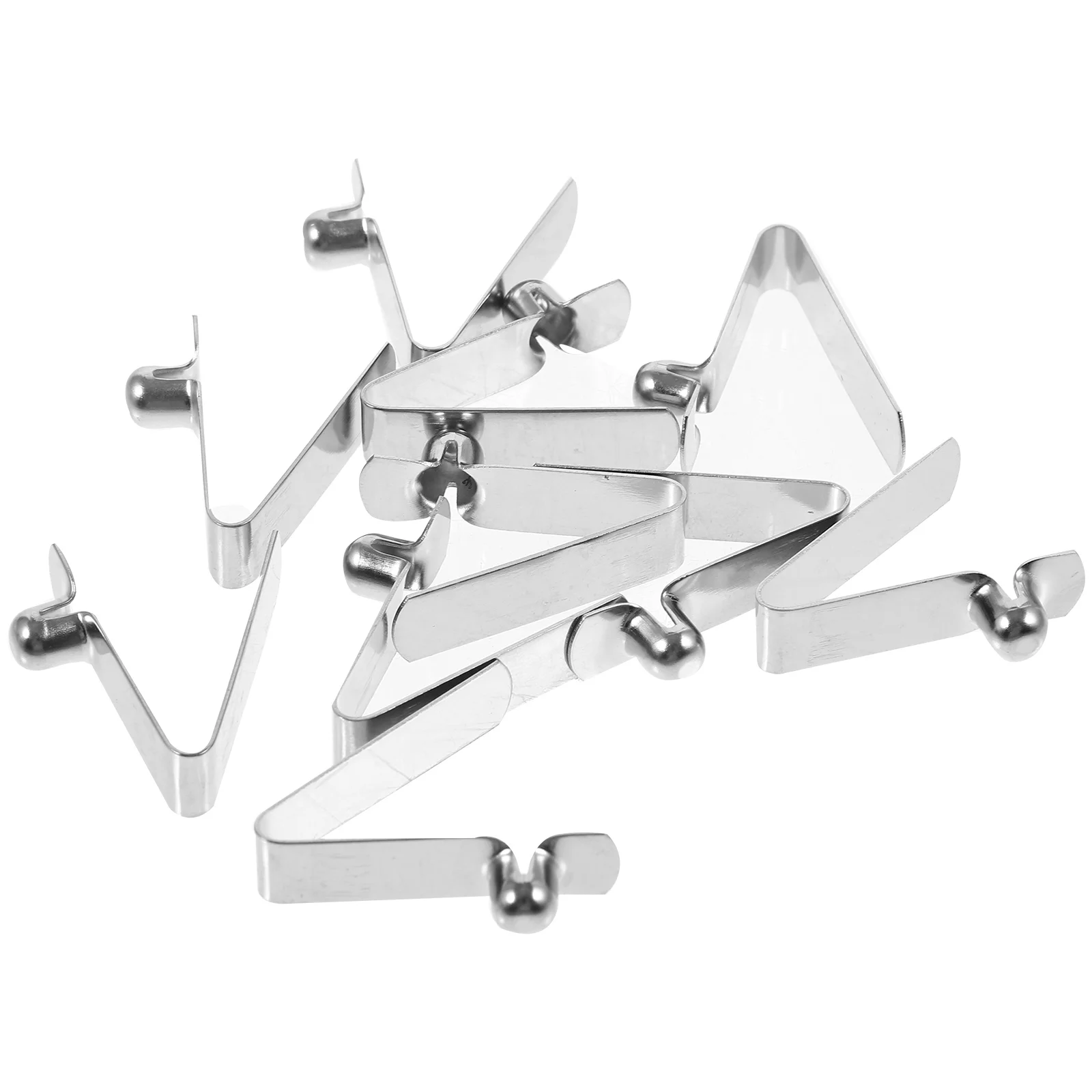 

10pcs Snap Clips Spring Clips Telescopic Pole Buttons Umbrella Pole Spring Buckles