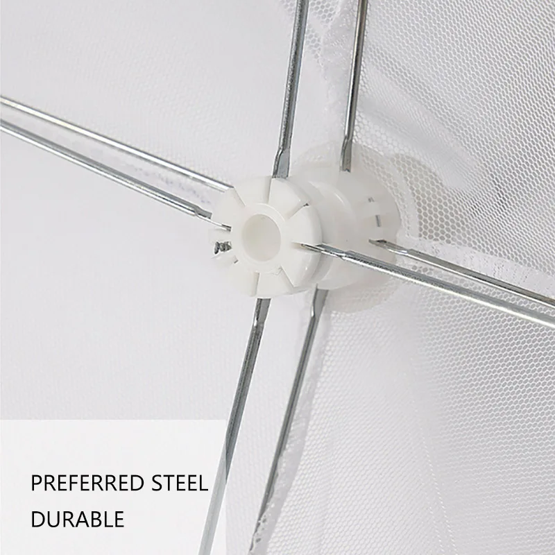 Food Covers Mesh Foldable Kitchen Anti Fly Mosquito Tent Dome Net Umbrella Picnic Protect Dish Cover Kitchen Accessories Tool food cover