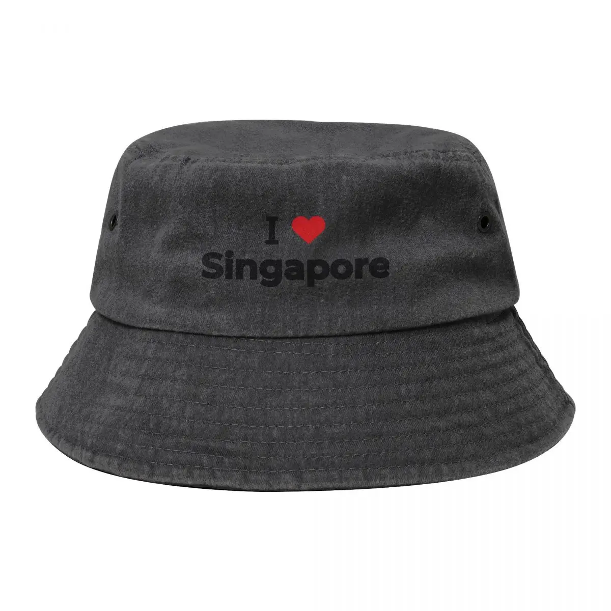 

I love Singapore Bucket Hat Golf Luxury Cap Hood Hats For Women Men's